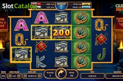 Free Spins 4. Cleo's Heart slot