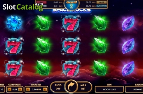 Ecran2. Space Rocks slot