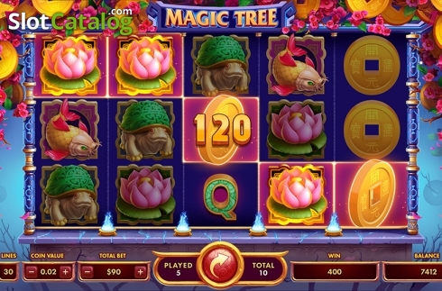 Win Screen. Magic Tree (NetGame) slot