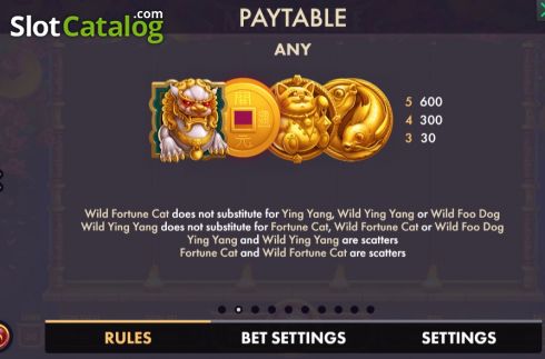 Paytable 2. Magic Tree (NetGame) slot