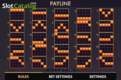 Paytable screen 3. Volcano Fruits slot