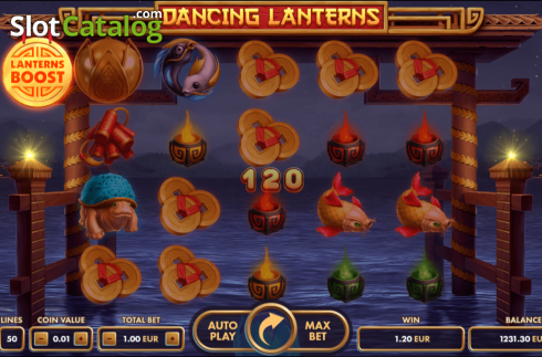 Скрин5. Dancing Lanterns слот