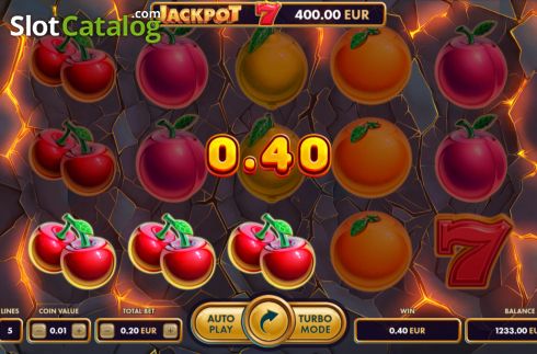 Bildschirm3. Jackpot Sevens (NetGame) slot
