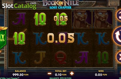 Schermo4. Book of Nile Lost Chapter Extreme Edition slot