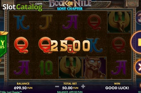 Win 3. Book of Nile Lost Chapter Extreme Edition slot