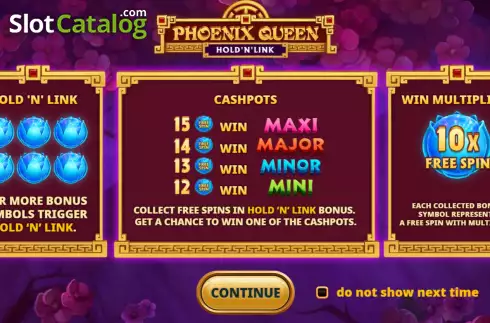 Schermo2. Phoenix Queen (NetGame) slot