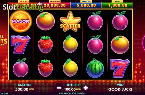 Reel screen. Royal Fruits 5 slot