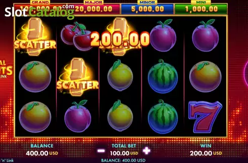 Win screen 2. Royal Fruits 5 slot