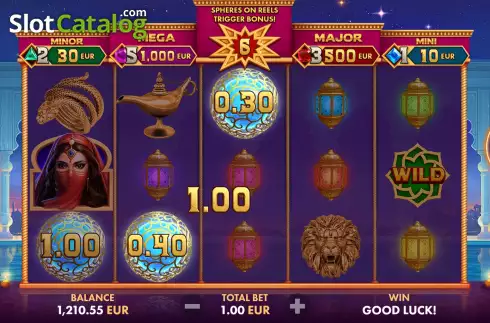 Bildschirm4. Aladdins Chest slot