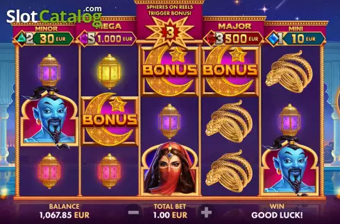 Bildschirm7. Aladdins Chest slot