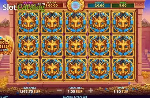 Bonus Jackpot Win Screen 2. Osiris Gold (NetGame) slot