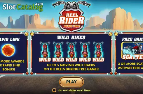Bildschirm2. Reel Rider slot