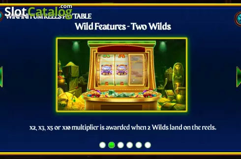 Game Features screen 2. Winfinitum Reels slot