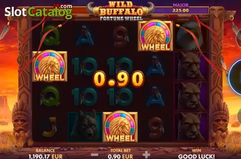 Bildschirm6. Wild Buffalo Fortune Wheel slot