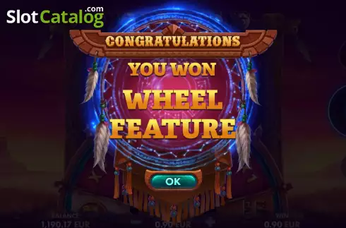 Bonus Wheel Win Screen 2. Wild Buffalo Fortune Wheel slot