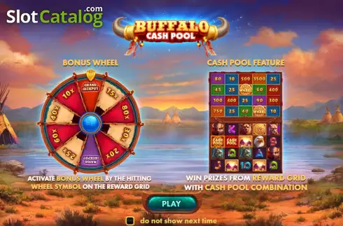Skärmdump2. Buffalo Cash Pool slot