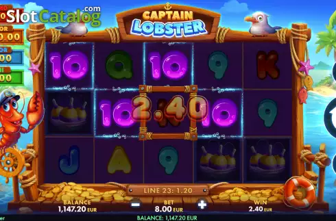 Ecran3. Captain Lobster slot