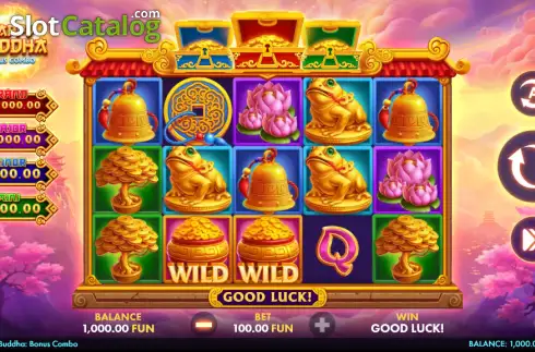 Schermo2. Happy Buddha Bonus Combo slot