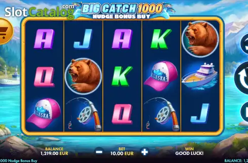 Bildschirm2. Big Catch 1000 slot