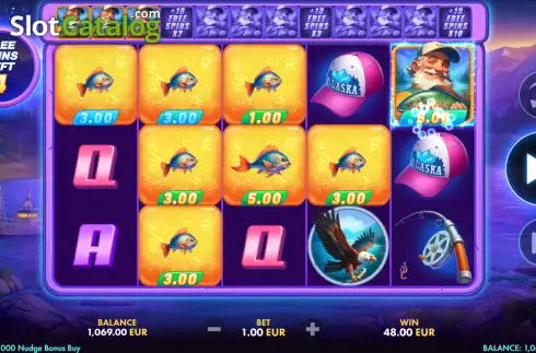 Bildschirm3. Big Catch 1000 slot