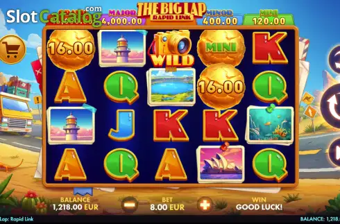 Bildschirm2. The Big Lap: Rapid Link slot