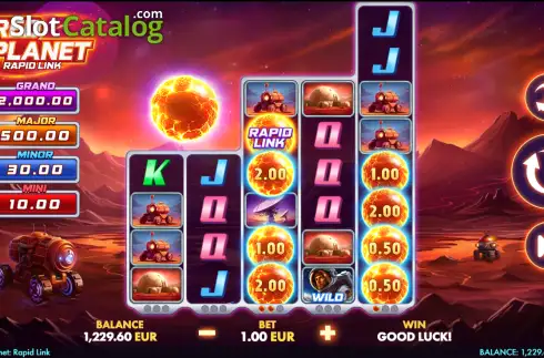 Bildschirm2. Red Planet: Rapid Link slot