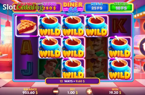 Schermo3. Diner 66 slot