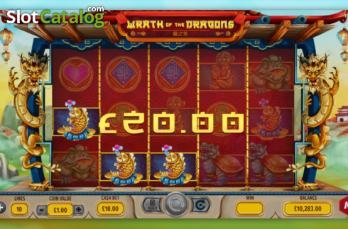 Win Screen 4. Wrath Of The Dragons slot