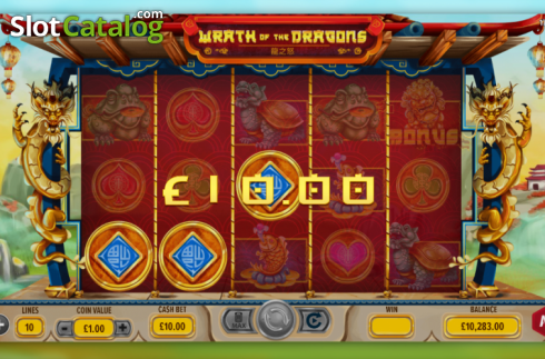 Win Screen 3. Wrath Of The Dragons slot