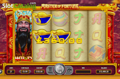 Bildschirm4. Master Of Fortune slot