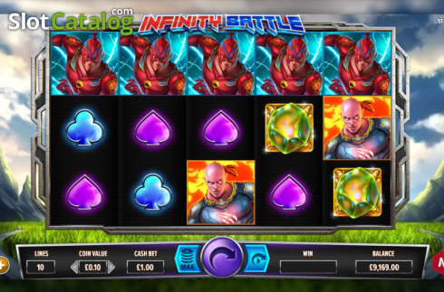 Reel Screen. Infinity Battle slot