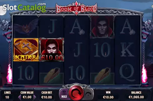 Win screen 2. Book of Blood slot