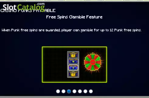 FS Gamble feature screen. Casino Punks slot
