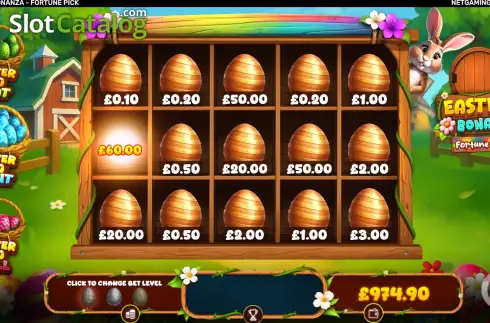 Schermo2. Easter Bonanza Fortune Pick slot