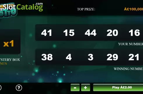 Bildschirm2. Scratch Lotto slot