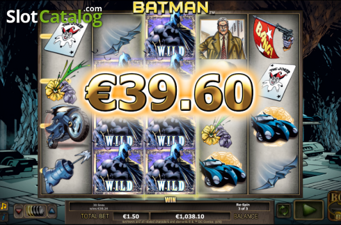 Win. Batman slot