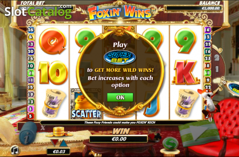 Game features 2. Foxin Wins slot