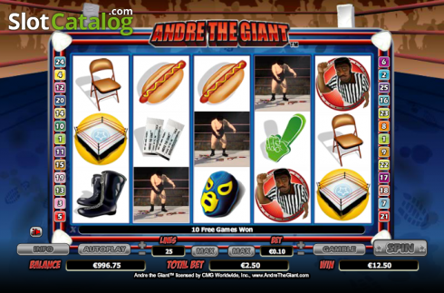 spargimento. Andre The Giant slot