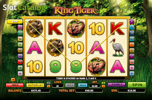 Win. King Tiger slot