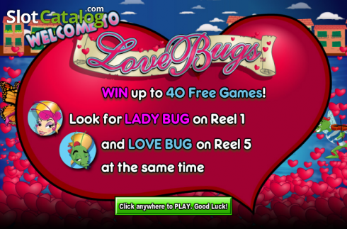Características del juego. Love Bugs Tragamonedas 