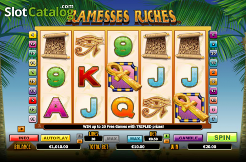 Scatter. Ramesses Riches slot
