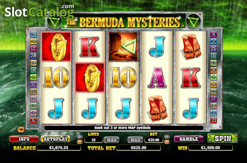 Împrăștia. The Bermuda Mysteries slot
