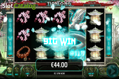 Big Win. Tianlong slot