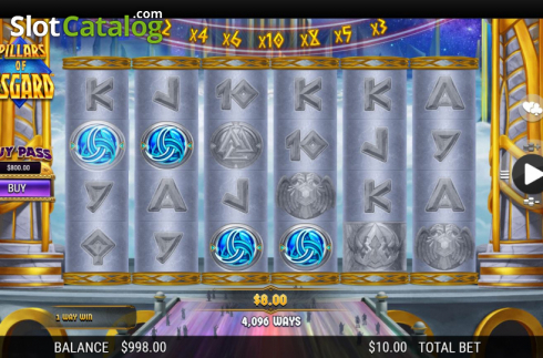 Captura de tela4. Pillars of Asgard slot
