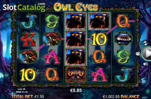 Schermo 4. Owl Eyes NEW slot