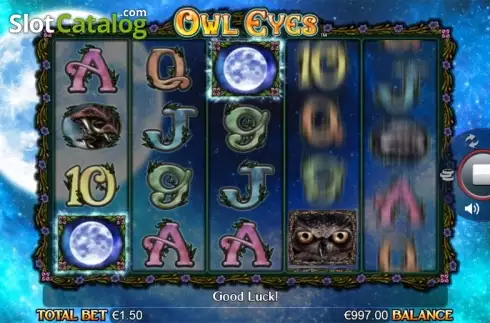 Tela 5. Owl Eyes NEW slot