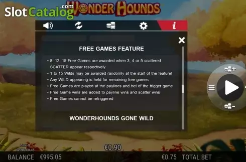 Bildschirm8. Wonder Hounds slot