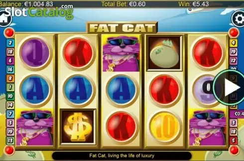 画面6. Fat Cat (ファット・キャット) カジノスロット