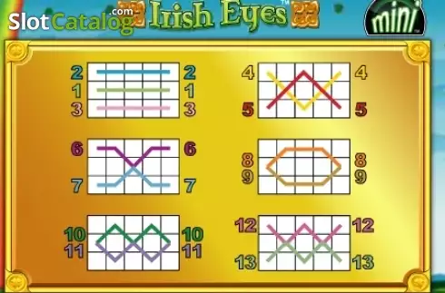 Bildschirm8. Irish Eyes Mini slot