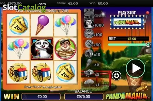 Ekran3. Scratch Pandamania yuvası